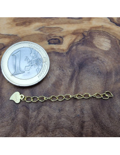 Verlängerungsketterl 4.5cm, 925 Silber vergoldet 2