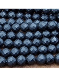 Schungitkette (Shungit) facettiert 3mm