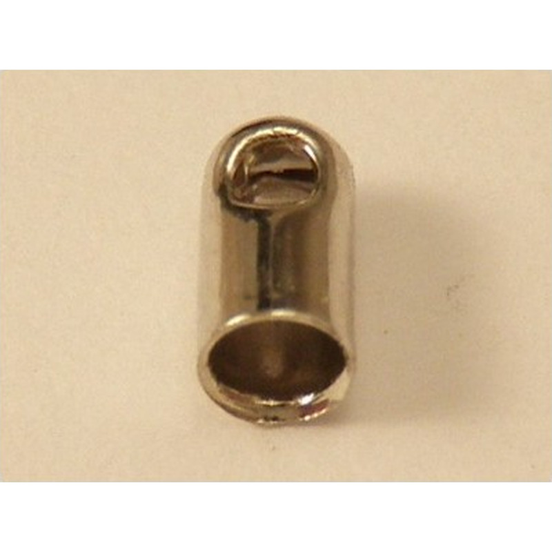Bandende 1.5mm (2 Stk), Messing silberfarben