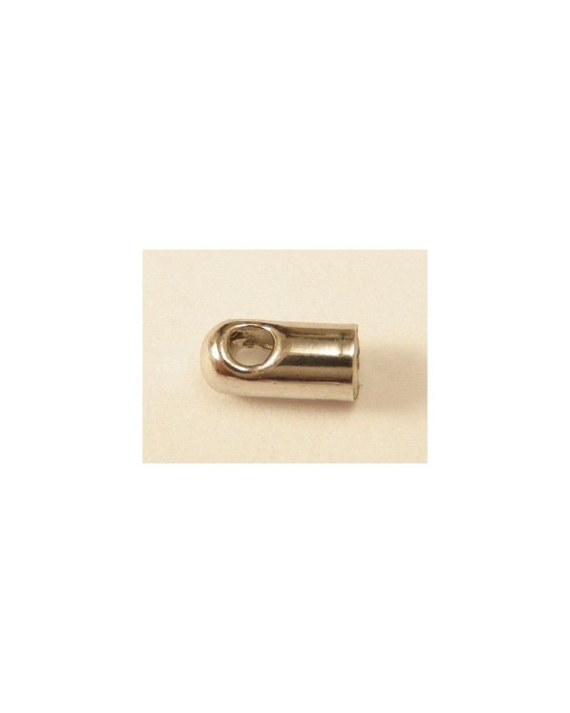 Bandende 1.5mm (2 Stk), Messing silberfarben