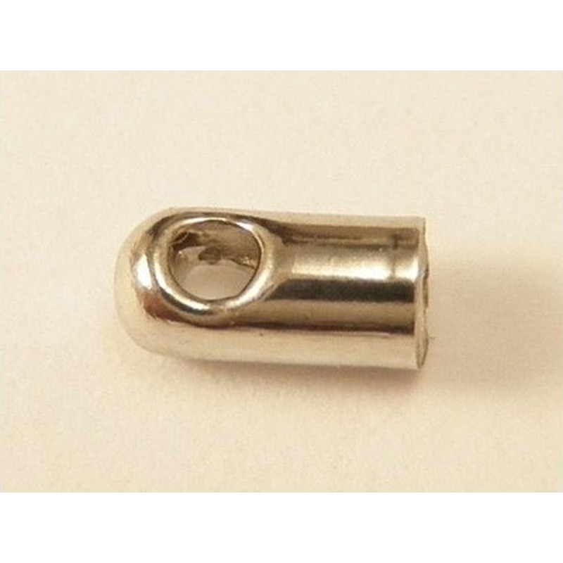 Bandende 1.5mm (2 Stk), Messing silberfarben