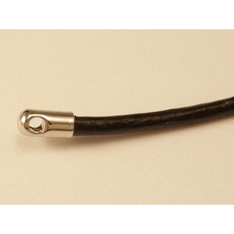 Bandende 1.5mm (2 Stk), Messing silberfarben