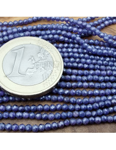 Zirkoniakette-stark funkelnd-facettiert 2mm 2