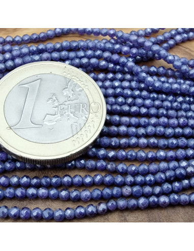 Zirkoniakette-stark funkelnd-facettiert 2mm