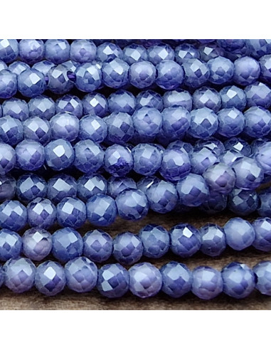 Zirkoniakette-stark funkelnd-facettiert 2mm