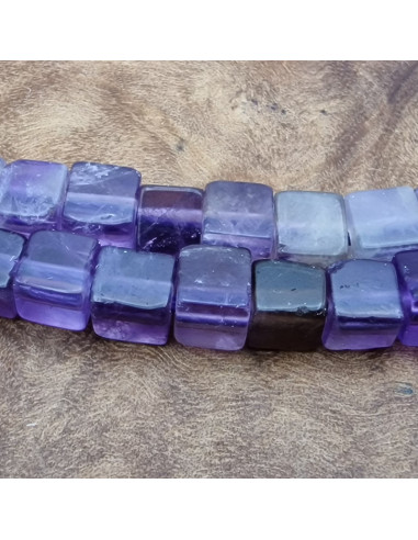 Amethystkette 4x4mm