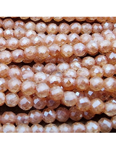 Zirkoniakette-stark funkelnd-facettiert 2mm