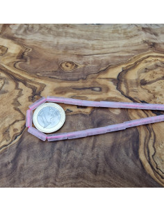 Rosenquarzkette 4x13mm 2