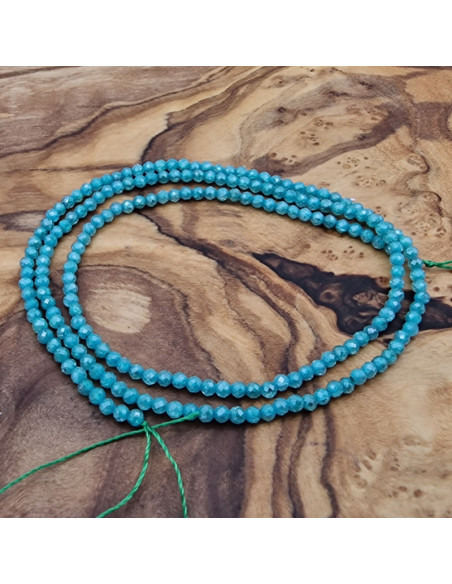 Zirkoniakette-stark funkelnd-facettiert 2mm