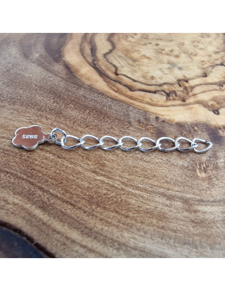 Verlängerungsketterl 2.5/30mm, 925 Silber rhodiniert