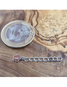 Verlängerungsketterl 2.5/30mm, 925 Silber rhodiniert 2