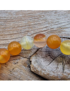 Achat-Carneolkette 8mm