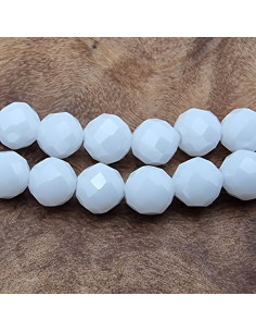 Zirkoniakette schneeweiß-stark funkelnd-facettiert 4mm