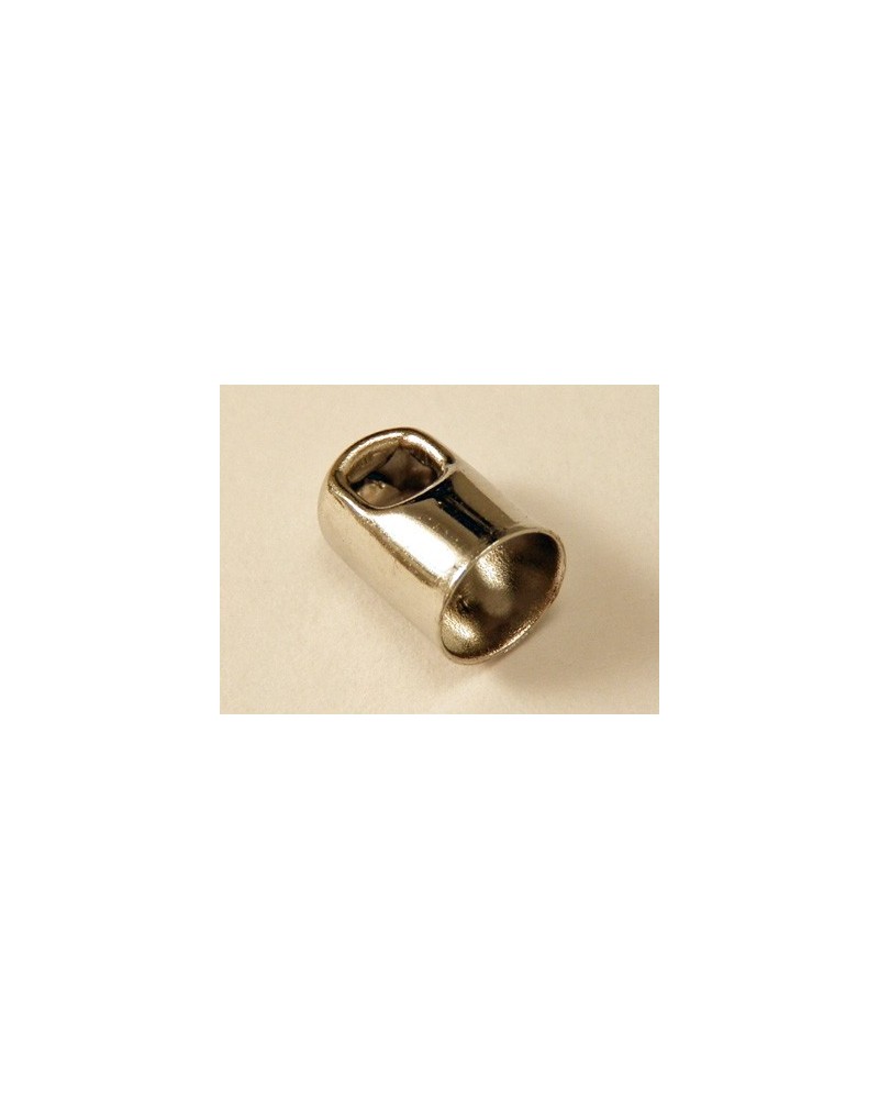 Bandende 3.5mm (2 Stk), Messing silberfarben