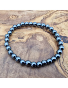 Blutstein (Hämatit) Armband 6mm