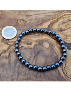 Blutstein (Hämatit) Armband 6mm 2