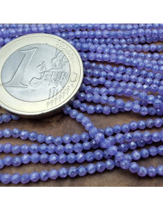 Zirkoniakette-stark funkelnd-facettiert 2mm 2