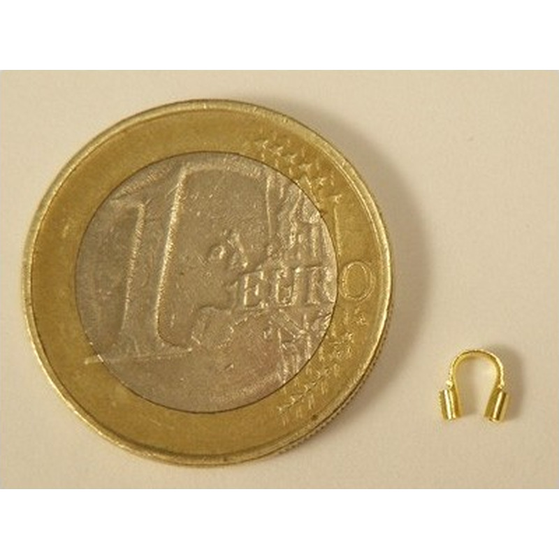 Drahtschutz 0.7mm, goldfarben, 100 Stk