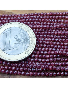 Zirkoniakette-stark funkelnd-facettiert 2mm 2