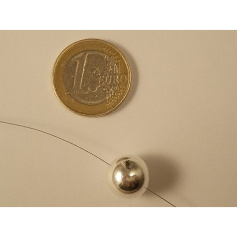 Zwischenteil, Kugel 12mm, 925 Silber