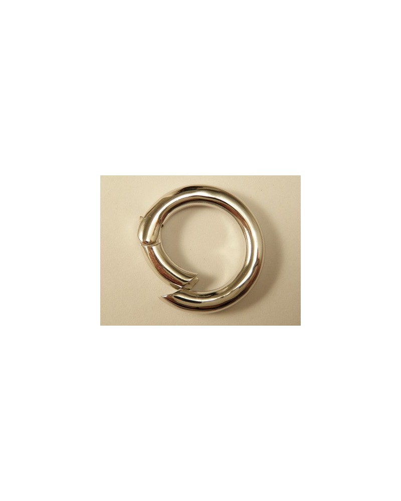 Schliesse 25mm, 925 Silber rhodiniert