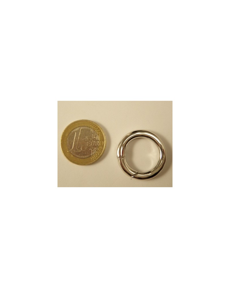 Schliesse 25mm, 925 Silber rhodiniert