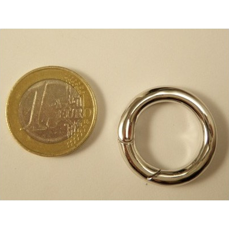 Schliesse 25mm, 925 Silber rhodiniert