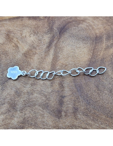 Verlängerungsketterl 2.5/38mm, 925 Silber rhodiniert
