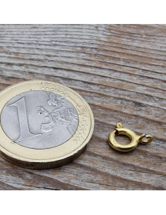 Federring 6mm, 925 Silber vergoldet 2