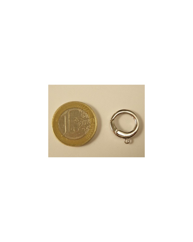 Schliesse 14mm, 925 Silber rhodiniert