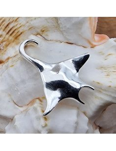 Manta Anhänger 19x22mm, 925 Silber