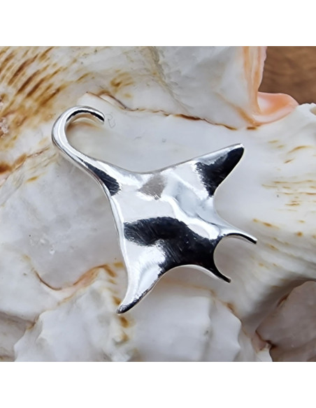 Manta Anhänger 19x22mm, 925 Silber