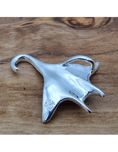 Manta Anhänger 19x22mm, 925 Silber