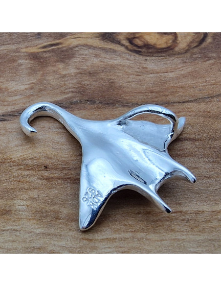 Manta Anhänger 19x22mm, 925 Silber