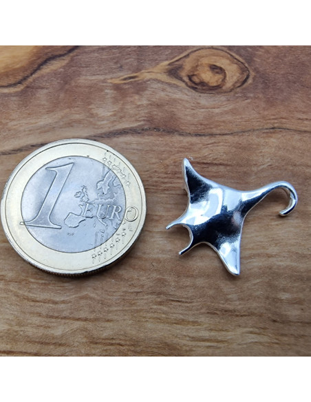 Manta Anhänger 19x22mm, 925 Silber