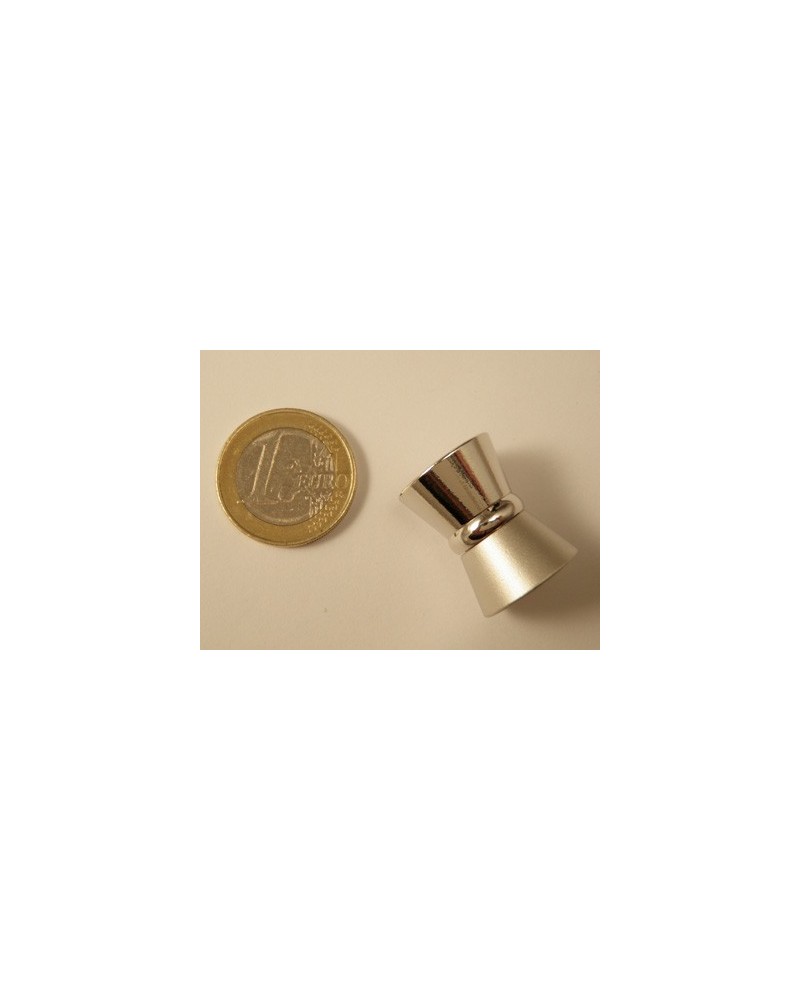 Magnetschliesse 17x22mm rhodiniert