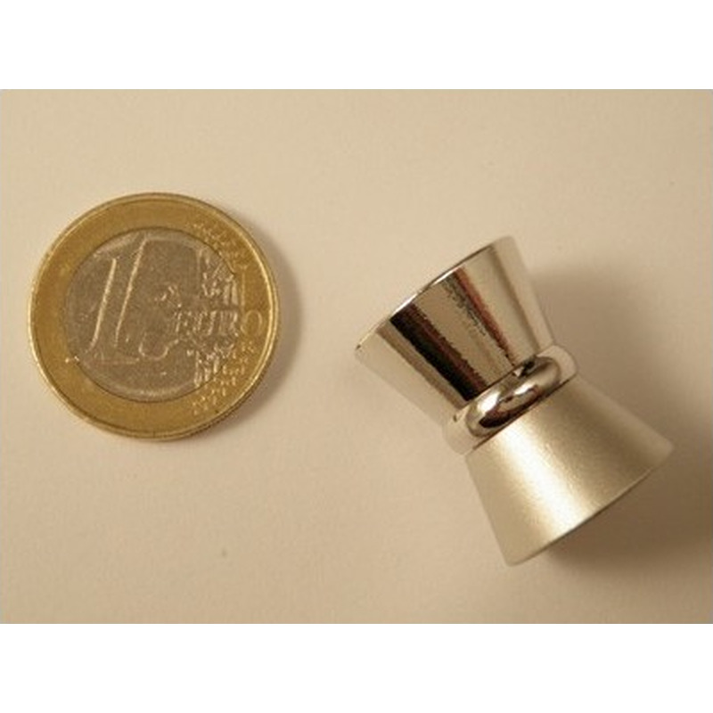 Magnetschliesse 17x22mm rhodiniert