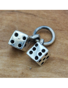 Charm Würfel 14mm, 925 Silber