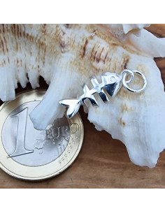 Charm Fisch 21mm, 925 Silber 2