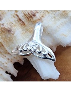 Charm Fischflosse 11x13mm, 925 Silber