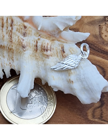 Charm Feder 15mm, 925 Silber