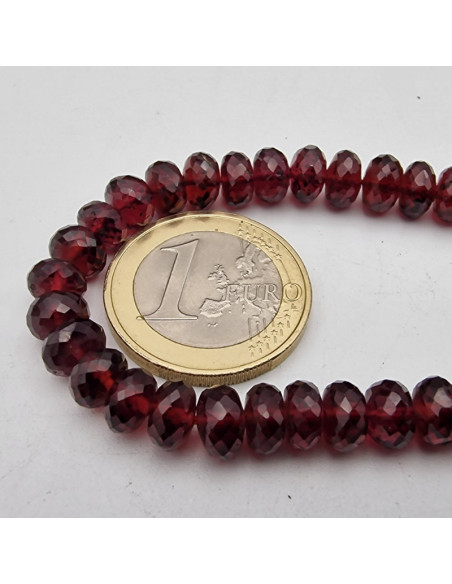 Granatkette facettiert 6-7.5mm