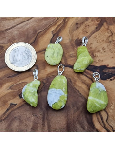 Lizardit (Norwegische Jade) mit Öse 2