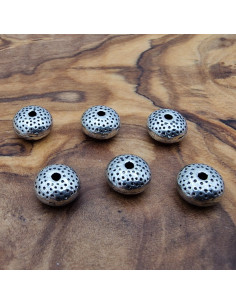Zwischenteil Scheibe 8x5mm, Metall Antik