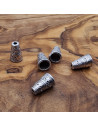 Endkappe 10x7x4mm, Metall Antik