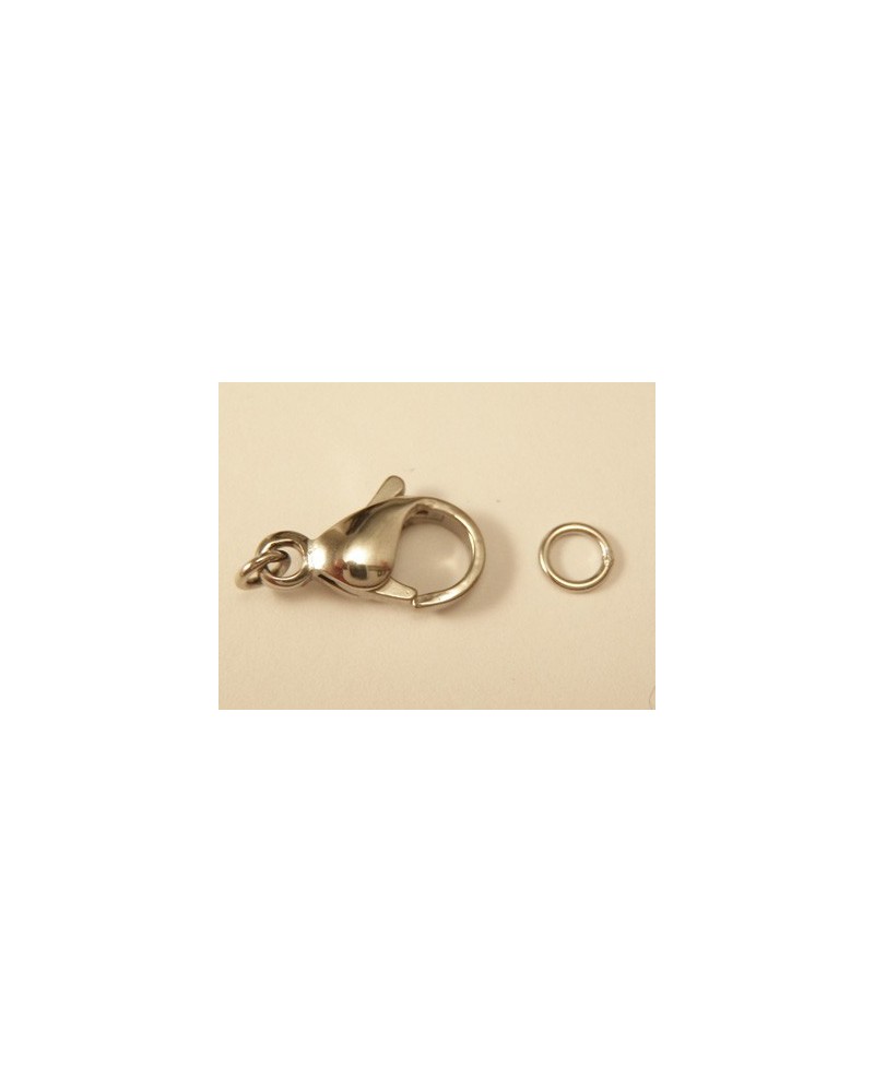 Karabiner 15mm Edelstahl