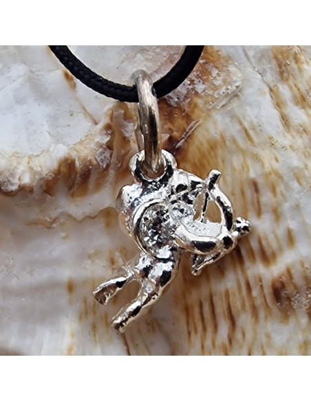 Charm Schutzengel 20mm, 925 Silber