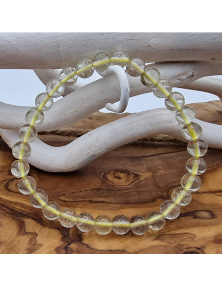 Libysches Wüstenglas Armband 6mm RARITÄT!
