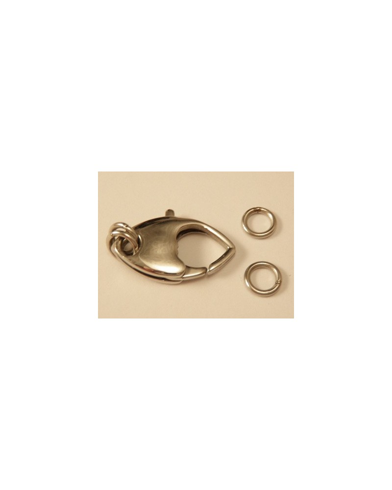 Karabiner 20mm 2-reihig Edelstahl