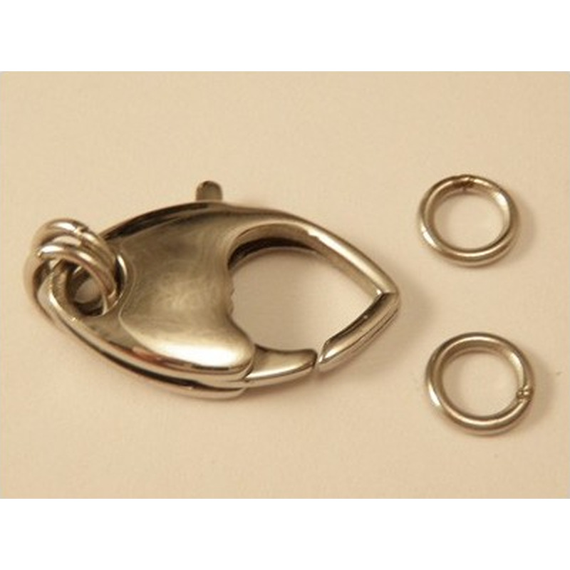 Karabiner 20mm 2-reihig Edelstahl